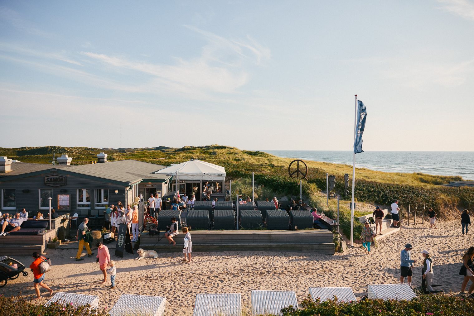 Sommerfeeling im Strandbistro Samoa Seepferdchen auf Sylt