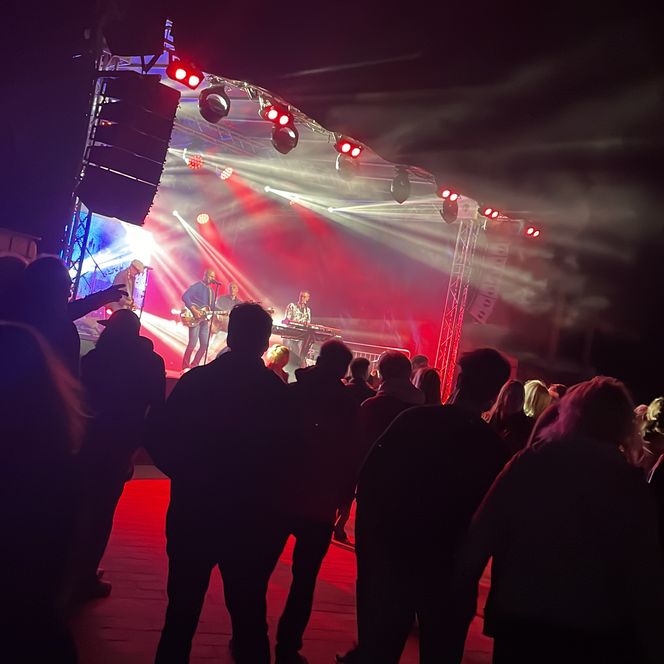 Billedet viser en koncert på havnefestivalen.