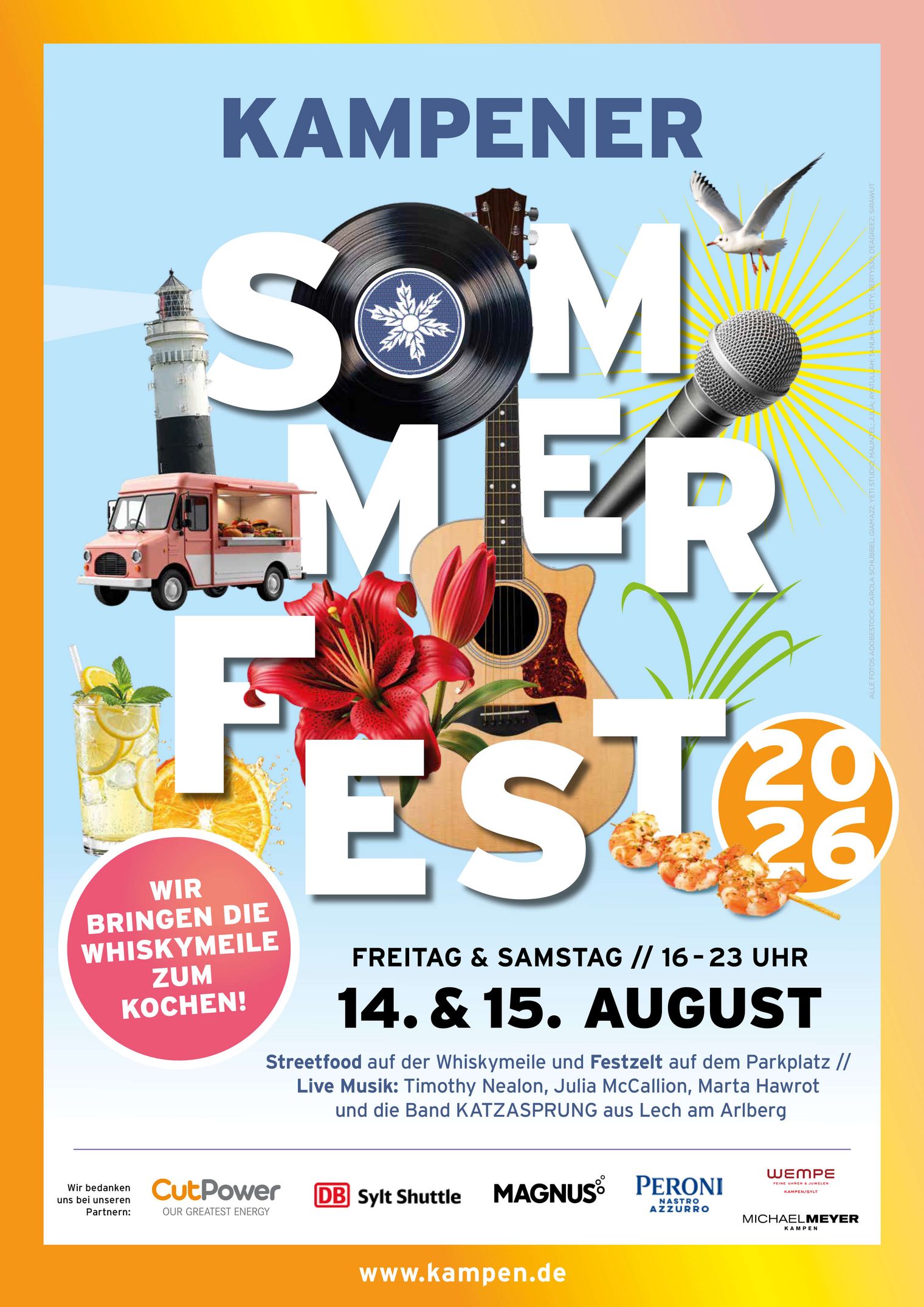Plakat der Veranstaltung Sommerfest in Kampen
