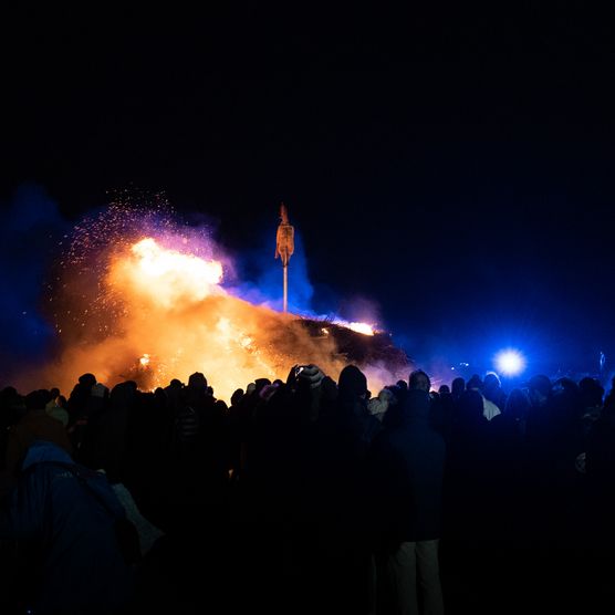 Brennende Biike in Wenningstedt