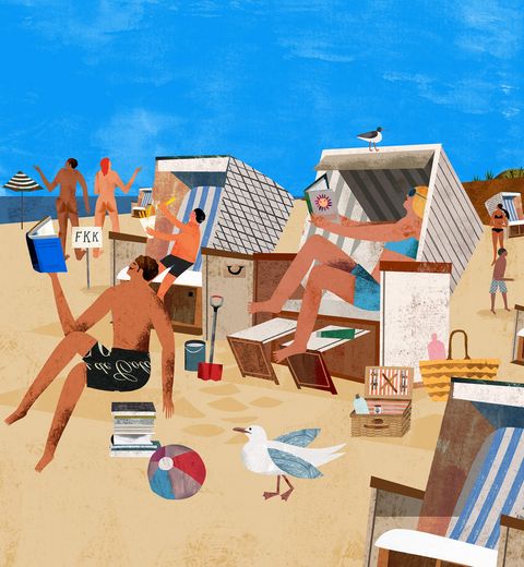 La soi-disant « fraction de panier » est une forme des types de plage de Sylt