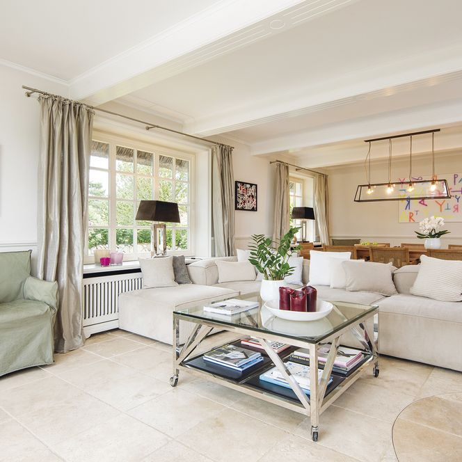 © A&M_Ferienhaus Kampen_Leuchtturmblick Süd Wohnzimmer