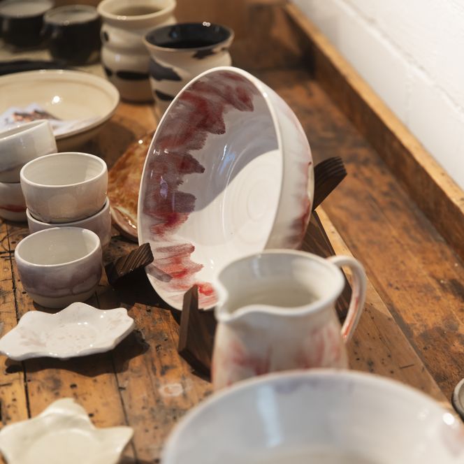Töpferkunst von Saskia Hylmar und ihrem Label Hylli K in Braderup