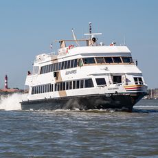 Die Adler-Express kurz nach dem Ablegen am Hörnumer Hafen 