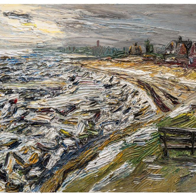 Christopher Lehmpfuhl - Hommage an Caspar David Friedrich, Öl auf Leinwand, 160 x 190 cm, 2026