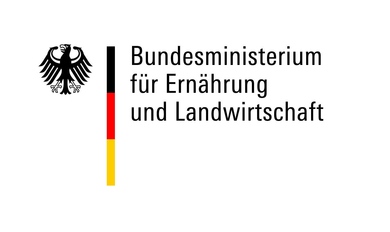 Logo des BMEL mit Bundesadler und Ministeriumsname