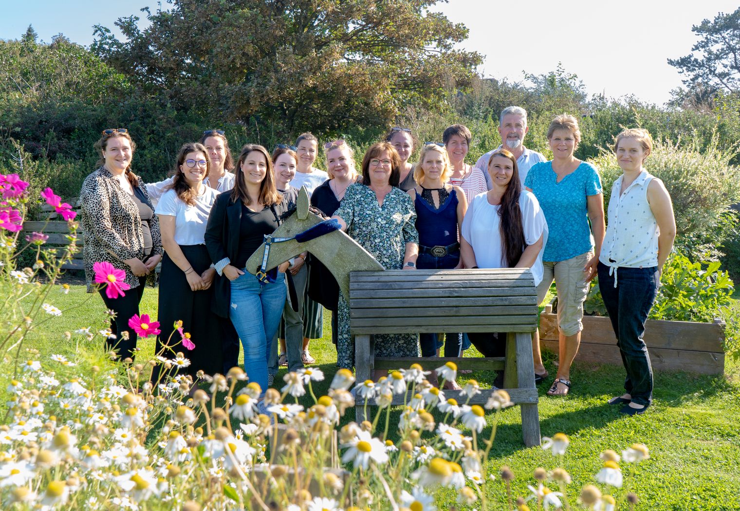 Teamfoto Bauernhofkindergarten