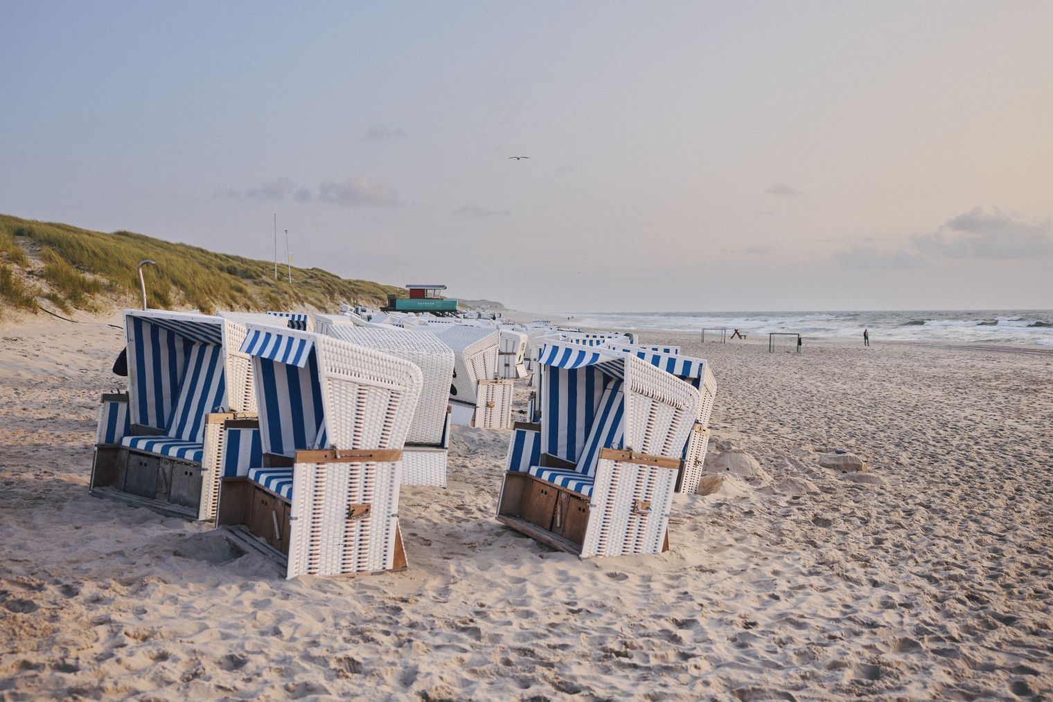Strandkörbe am Strand Buhne 16