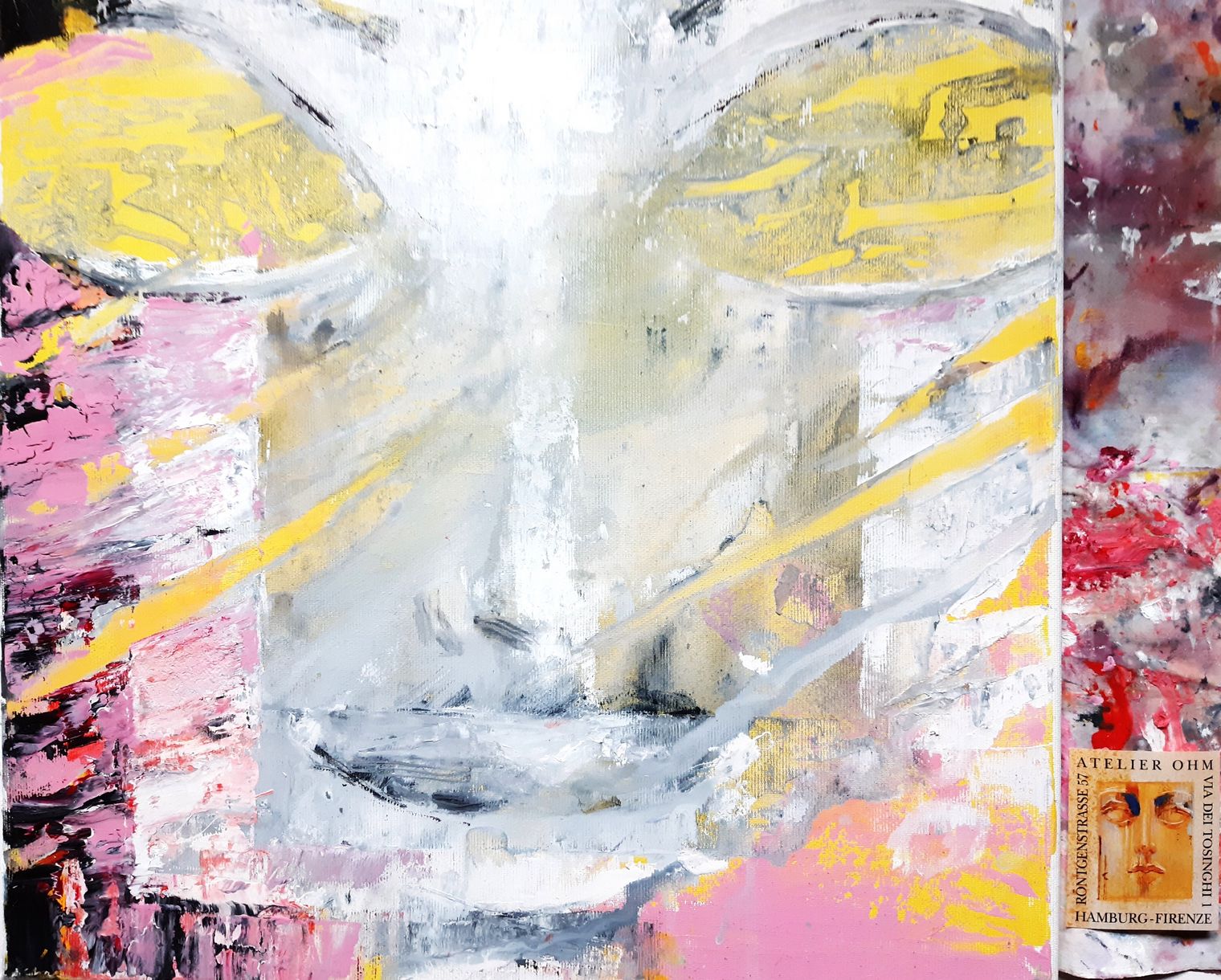 Farbenfrohes Kunstwerk von August Ohm