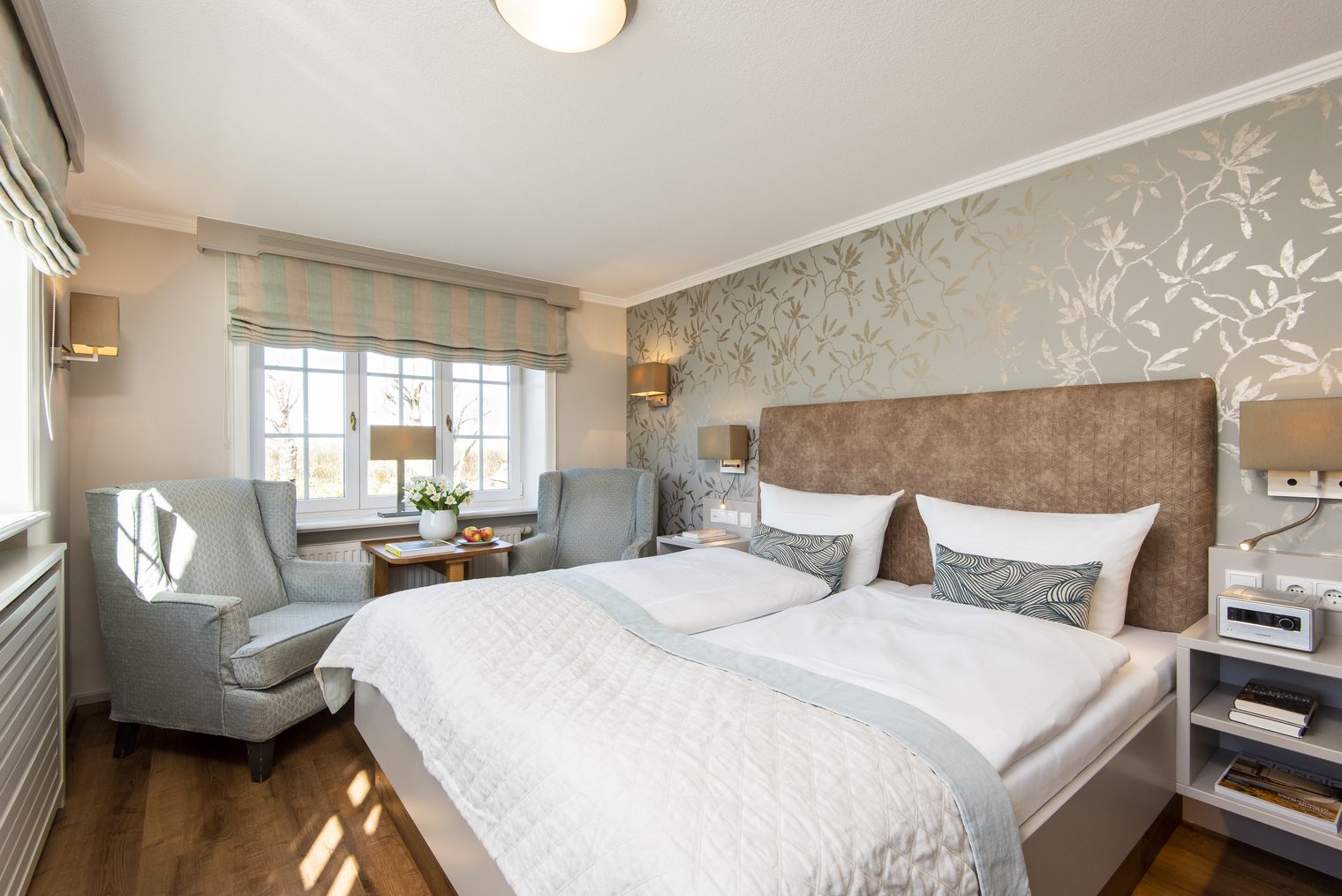 © Ahnenhof Kampen_Doppelzimmer mit Terrasse (1)