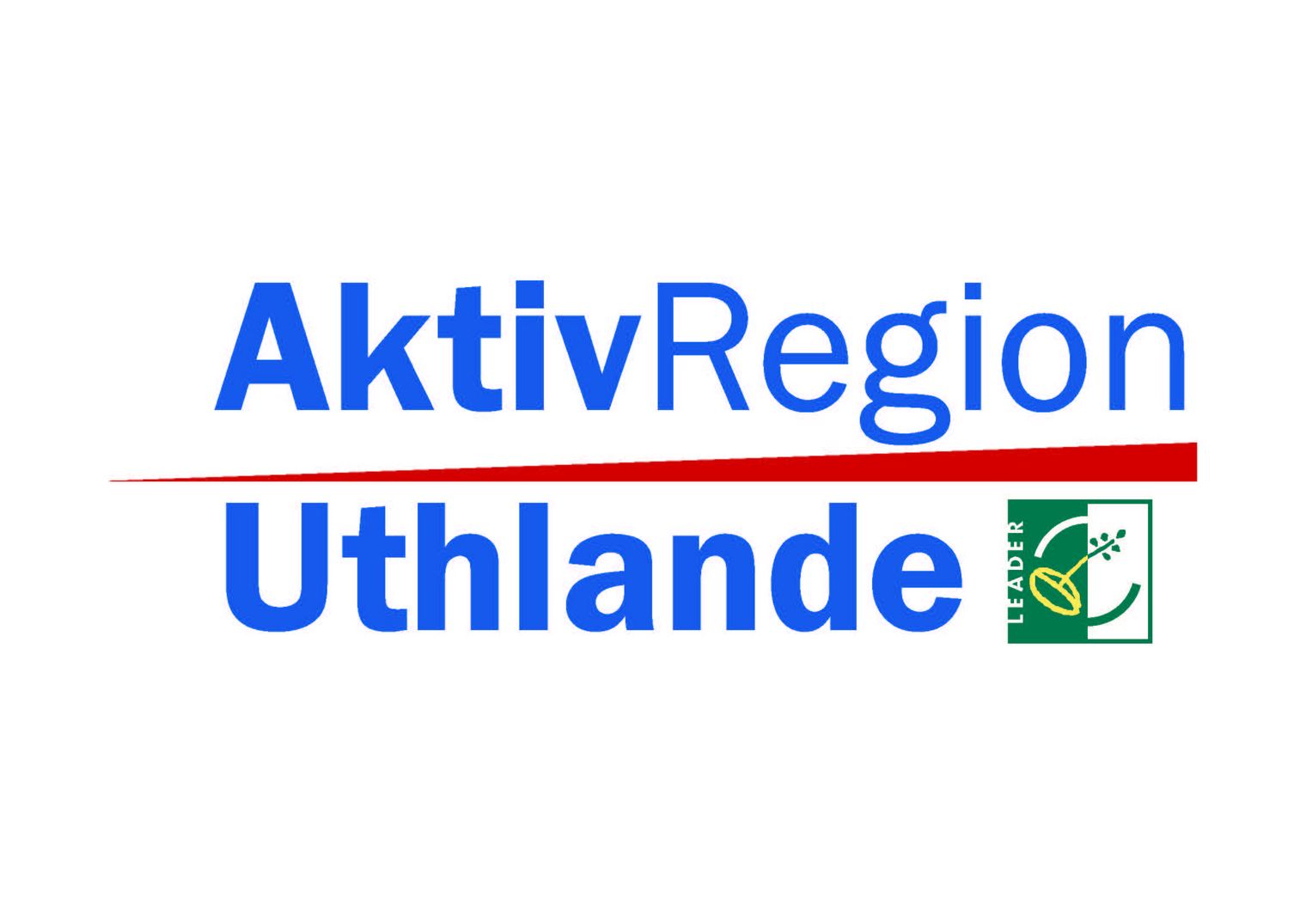 Logo der AktivRegion Uthlande mit LEADER-Symbol