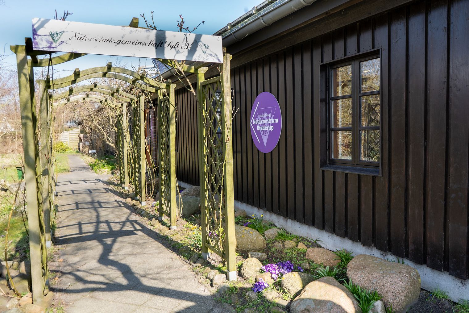 Eingang zum Naturzentrum Braderup