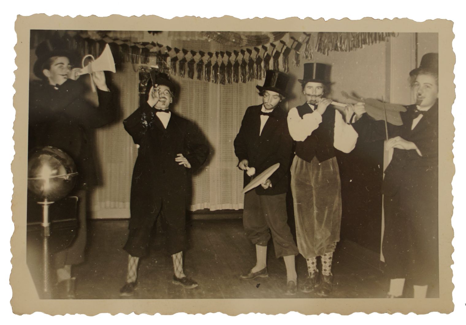 Maskenlauf 1954 auf Sylt