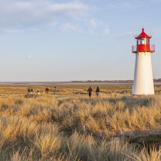 Abendstimmung am Leuchtturm List auf Sylt
