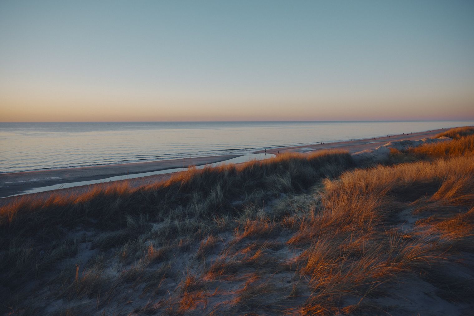 Abendlicht über den Dünen von Westerland
