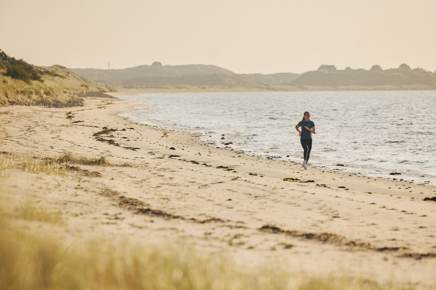 Joggen auf Sylt am Wattenmeer