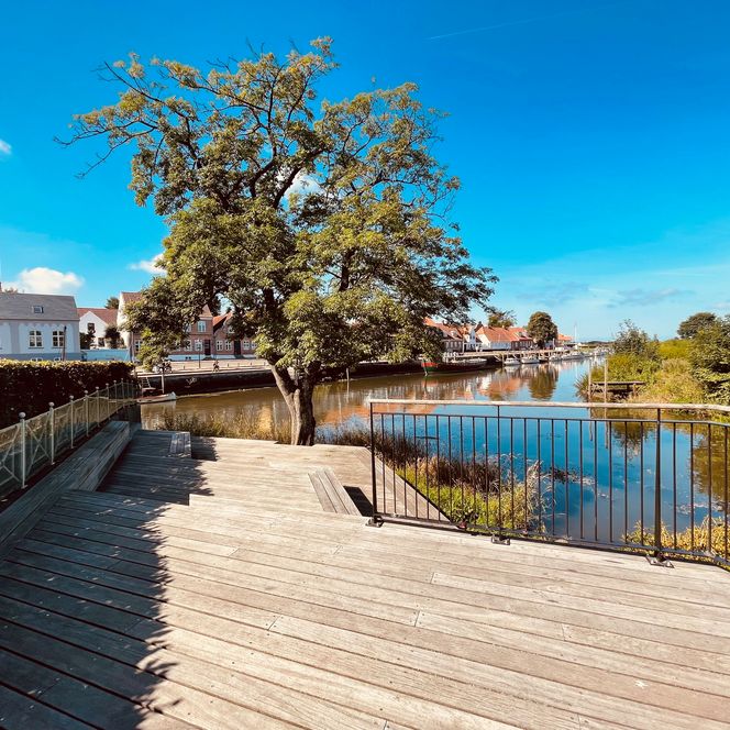 Riber Hafen an einem Sommertag